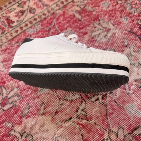 Marc Jacobs White Leather Grand Platform Sneakers - Picture 12 of 15